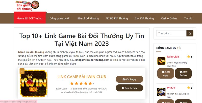 Phan Sào Nam công tác tại Link Game Bài Đổi Thưởng Việt Nam